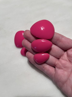 Asos pink earrings