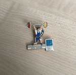 Pin Athens 2004 Weightlifting like new