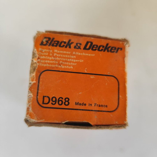 Black & Decker Model D968 Retro Drill Impact Attachment Like New