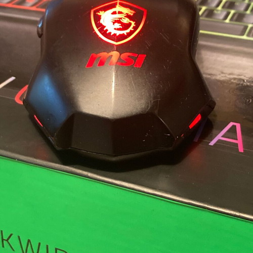 MSI gaming mouse M88 used, 6400 DPI, medium class
