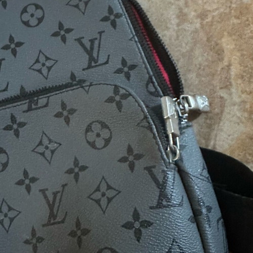 Shoulder bag used, black and gray, very good condition