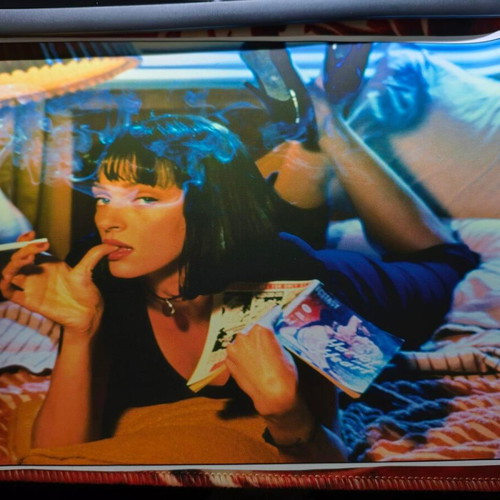 Pulp Fiction Collectible Poster Mia Wallace like new