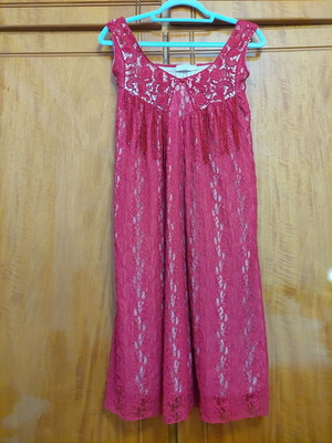 Laurie & Joe lace embroidered evening dress like new, size L
