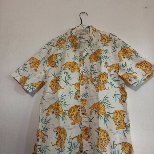 Tiger shirt H&M като ново, размер XL, цветен, памук