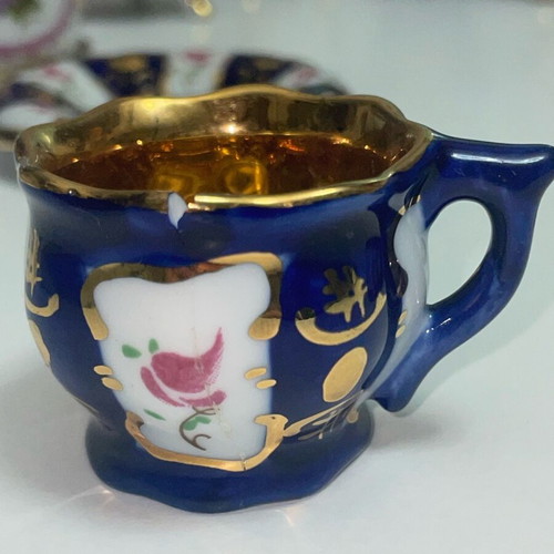 Limoge decorative cups used, set of 2 pieces