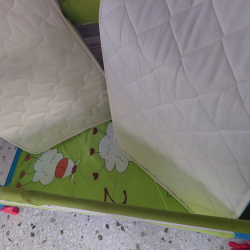 Baby playpen bed with mosquito nets and protective cover