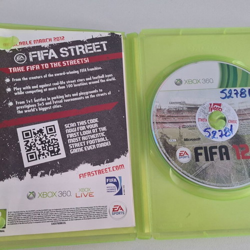 Xbox 360 FIFA 12 used with scratches on disc