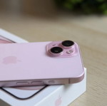 Apple iPhone 15 pink like new, 128GB, 20+ MP camera