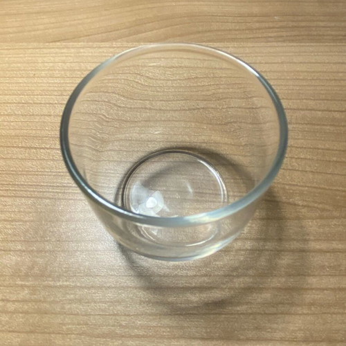 Collectible glass tealight holder Swissair like new