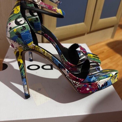 Aldo heels brand new, colorful design, size 39