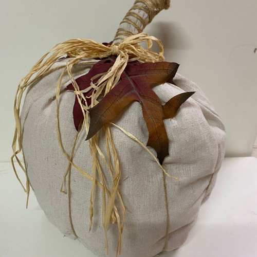 Decorative Fabric Pumpkin new 40x22x24cm