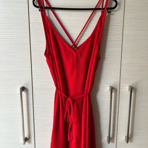 H&M red one-piece shorts like new, size XS