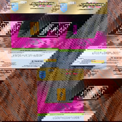 Κάρτες Ποδοσφαίρου Panini Fifa 365 Adrenalyn 2024 μεταχειρισμένες