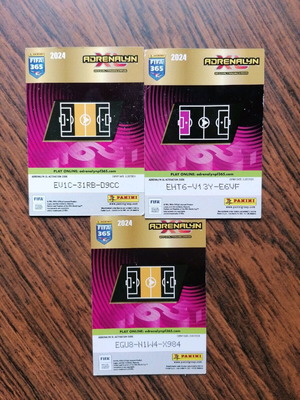 Κάρτες Ποδοσφαίρου Panini Fifa 365 Adrenalyn 2024 μεταχειρισμένες