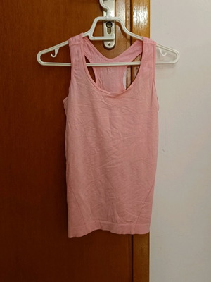 Pink athletic sleeveless top H&M like new, size S