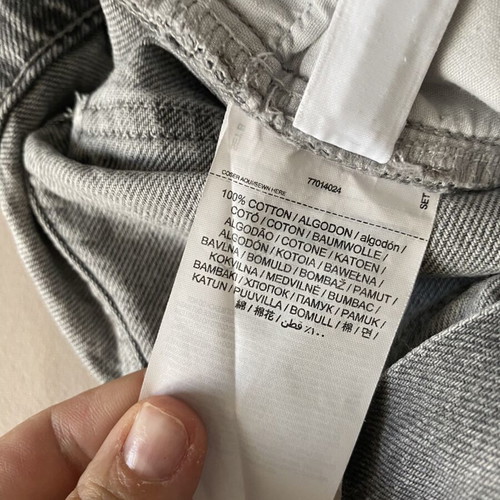 Mango mom fit jeans size 38, like new, gray