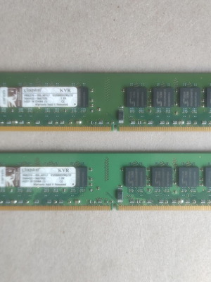 Kingston DDR2 RAM set 2GB (2x1GB) 800MHz PC2-6400 like new