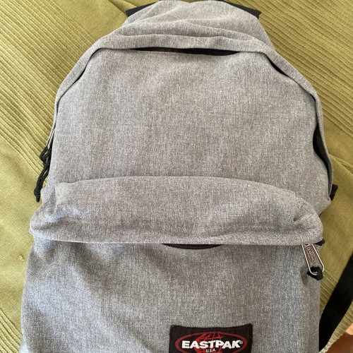 Eastpak shoulder bag backpack used, gray
