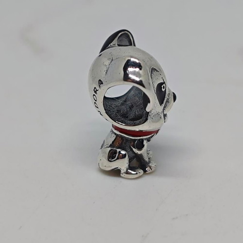 Disney 101 Dalmatians Patch Silver Charm like new