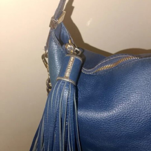 Michael Kors blue backpack
