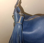 Michael Kors blue backpack
