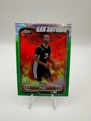 2024-25 Topps Chrome Chris Paul Green Logo Refractor κάρτα καινούργια