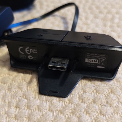 Xbox One Wired Mono Chat Headset Microsoft Model 1564