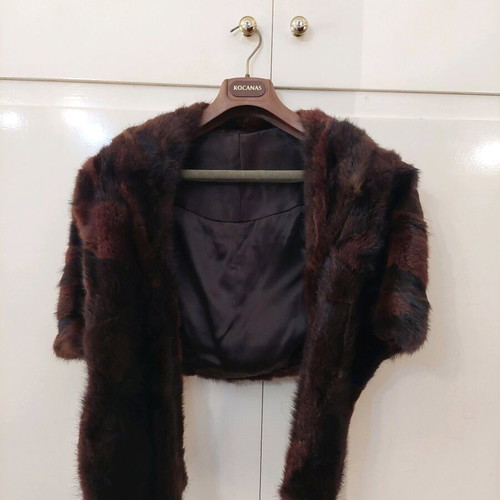Genuine mink fur bolero like new, natural