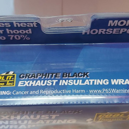 Thermo-Tec Exhaust Insulating Wrap 2" Wide Black new