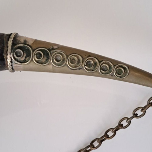 Drinking horn vintage, approx. 40cm length