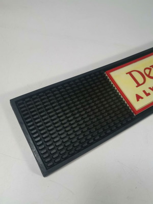 Dewar’s bar mat used, authentic, non-slip rubber