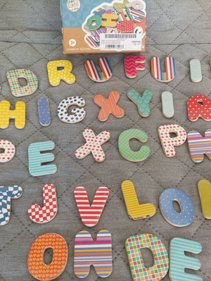 Imaginarium letter magnets used