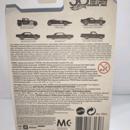 Hot Wheels Diecast 50 Years Anniversary '67 Camaro new