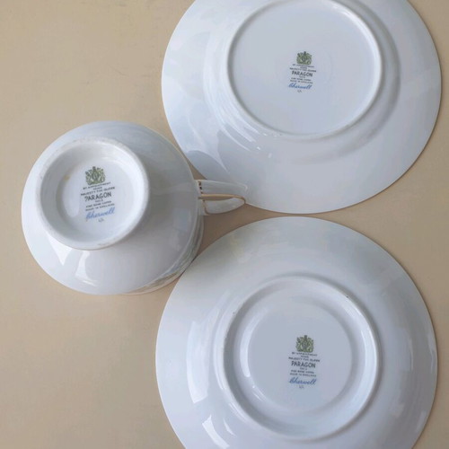 Paragon vintage triple set Cherwell porcelain like new