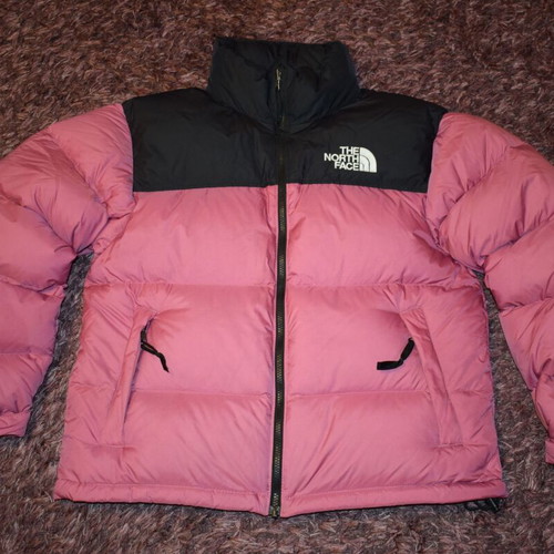 The North Face 96 Retro Nuptse men's jacket used, size M, black and pink
