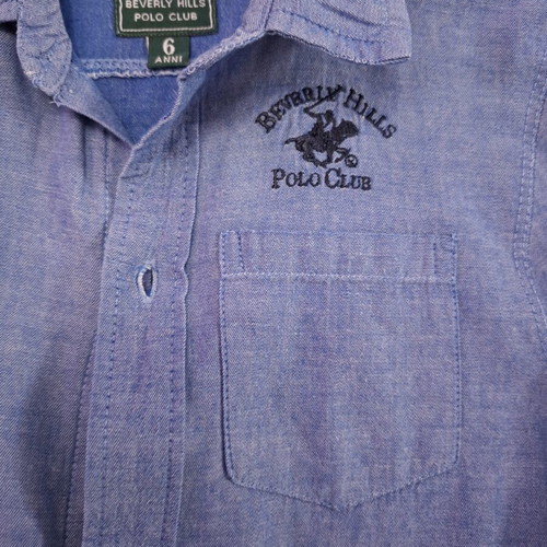 Beverly Hills Polo Club Boys' Shirt 6 Years Blue like new
