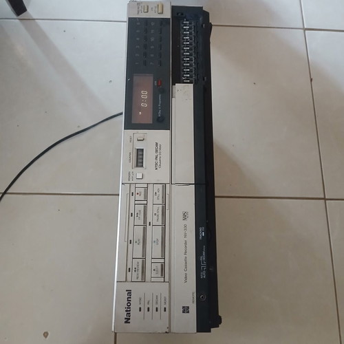 National video cassette recorder VCR for parts or repair