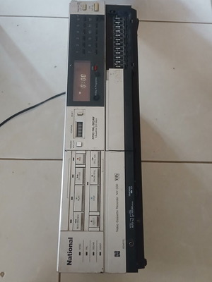 National video cassette recorder VCR for parts or repair