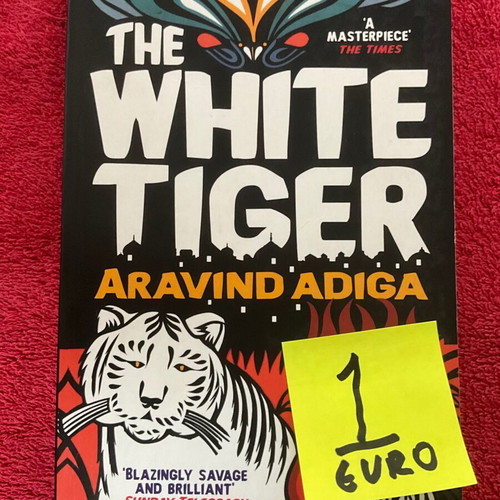 The White Tiger by Aravind Adiga like new English novel