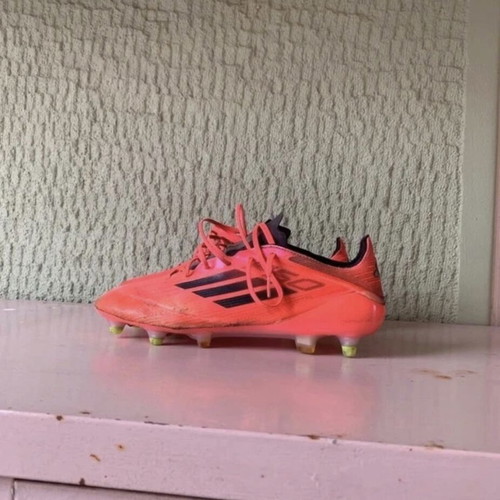 Adidas F50 football shoes used, size 45.5, red and orange