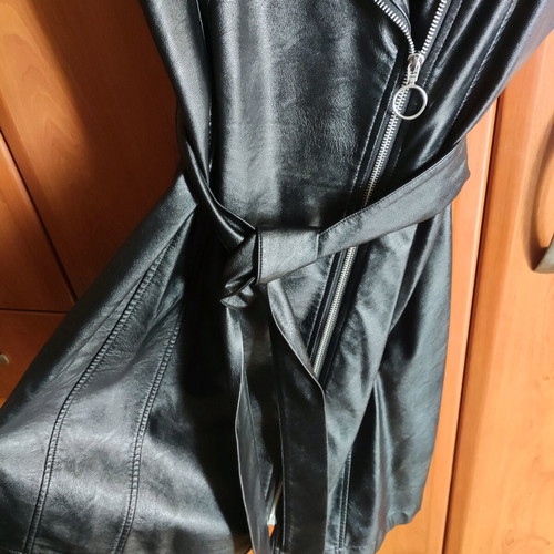BSB black leather dress like new, size S/36/8