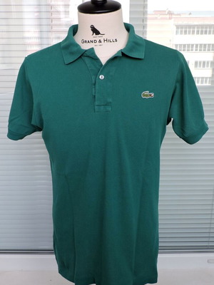 Lacoste Vintage Green Polo T-Shirt used, size M/S