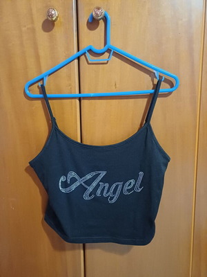 Shein Angel black top size Large new