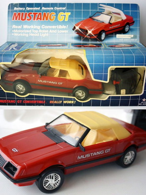 Vintage 1985 αυτοκίνητο Mustang GT καινούργιο, 25cm, Star Toys USA Hong Kong