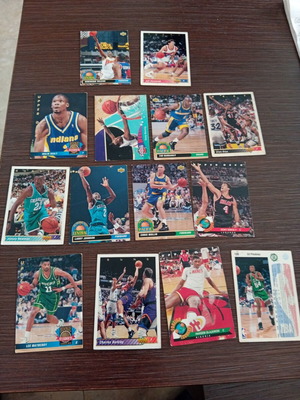 Κάρτες NBA 1990-1993 μεταχειρισμένες, σύνολο 14