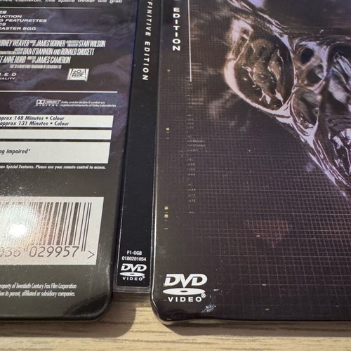 Aliens DVD Steelbook used, double with English subtitles