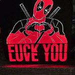 Lightbox Deadpool 3D print USB cable, like new