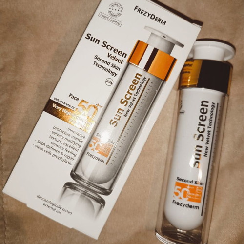 Frezyderm Sun Screen Velvet Face Cream new, colorless