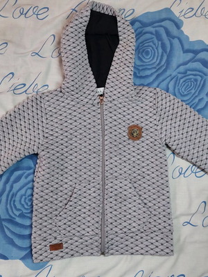Hashtag cardigan for 3 years like new, black and gray