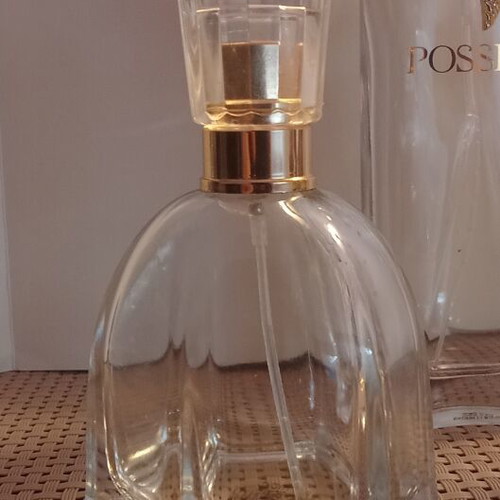 Oriflame vintage glass perfume bottles set of 3